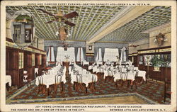 Joy Yoeng Chinese and American Restaurant Postcard
