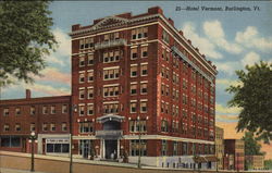 Hotel Vermont Burlington, VT Postcard Postcard