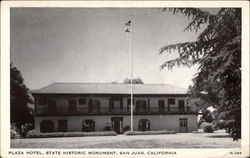 Plaza Hotel - State Historic Monument San Juan Bautista, CA Postcard Postcard