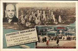 Toffenetti Restaurant, Cathedral of All Restaurants New York, NY Postcard Postcard