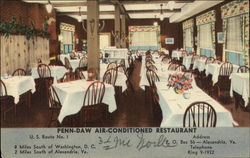 Penn-Daw Air-Conditioned Restaurant Postcard
