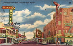 Fremont Street, Looking East Postcard