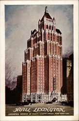 Hotel Lexington Postcard