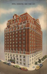 Hotel Sheraton, New York City Postcard Postcard