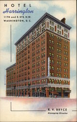 Hotel Harrington Washington, DC Washington DC Postcard Postcard