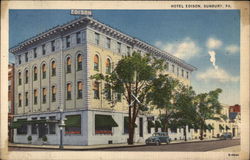 Hotel Edison Postcard