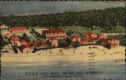 Casa del Sol on the Gulf of Mexico Postcard