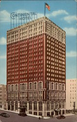 Hotel Continental Kansas City, MO Postcard Postcard