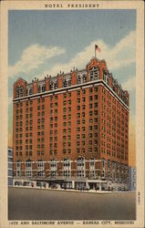 Hotel President Postcard