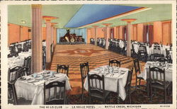 La Salle Hotel - The Hi-Lo Club Battle Creek, MI Postcard Postcard