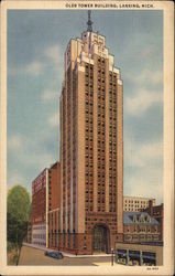 Olds Tower Building Lansing, MI Postcard Postcard