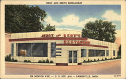 Jerry and Bert's Restaurant Painesville, OH Postcard Postcard