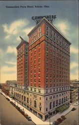 Commodore Perry Hotel Postcard