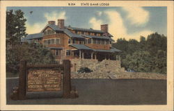 State Game Lodge, Custer State Park South Dakota Postcard Postcard