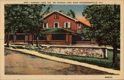 Kanuga Lake Inn, on Kanuga Lake Hendersonville, NC Postcard Postcard