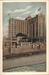 The Seaside Hotel Atlantic City, NJ Postcard Postcard