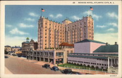 Seaside Hotel Postcard