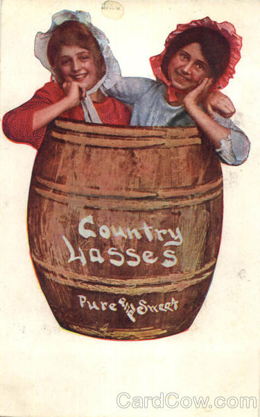 Country Lasses in a Barrel Romance & Love