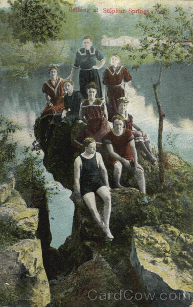 Bathing At Sulphur Springs Arkansas