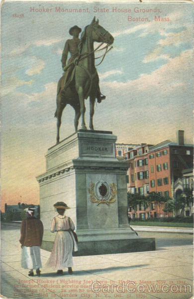 Hooker Monument, State House Grounds Boston Massachusetts
