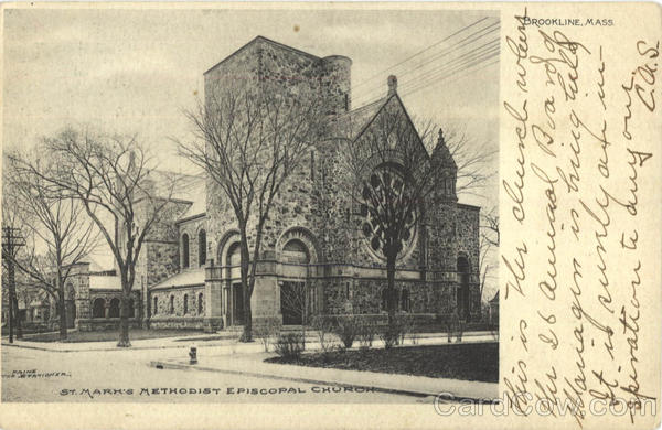 St. Mark's Methodist Episcopal Church Brookline Massachusetts