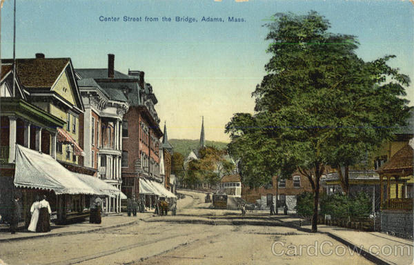 Center Street From The Bridge Adams Massachusetts