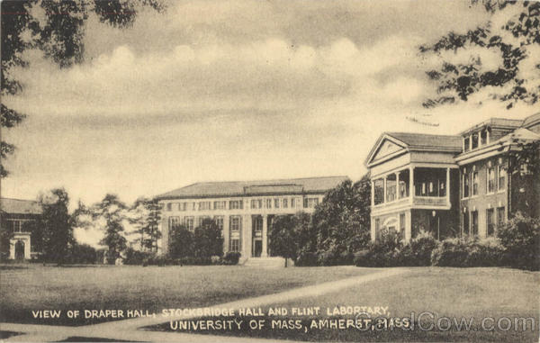 View Of Draper Hall Amherst Massachusetts