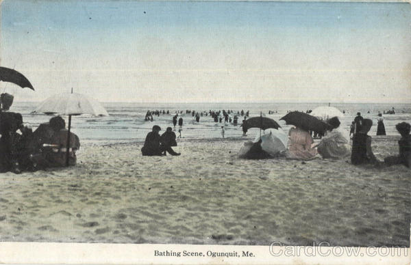 Bathing Scene Ogunquit Maine
