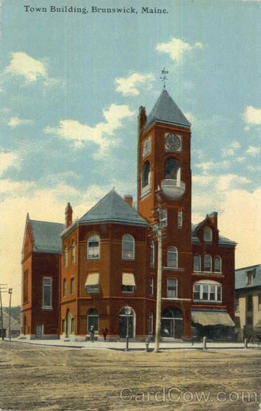 Town Building Brunswick Maine