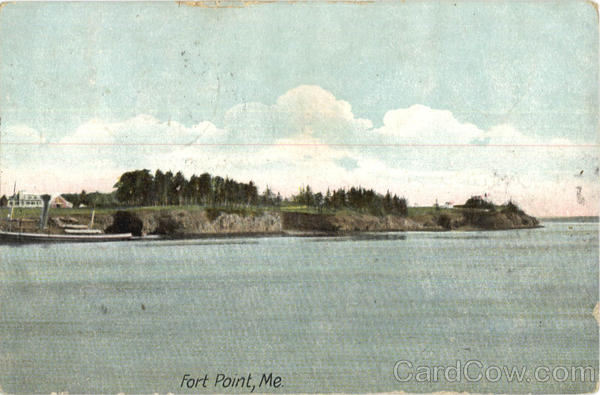 View of Fort Point Stockton Springs Maine