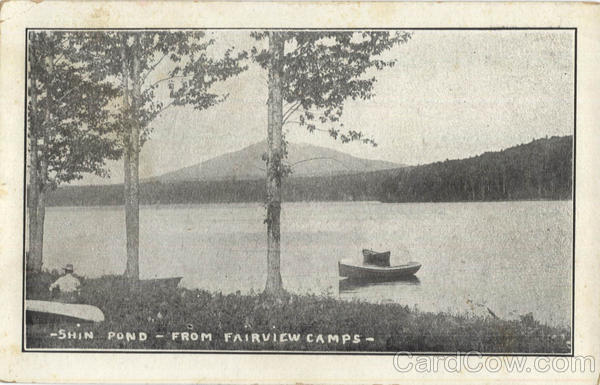 Shin Pond From Fairview Camps Patten Maine