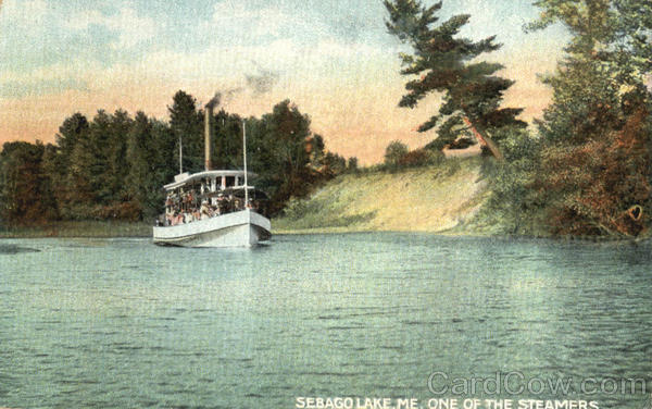 One Of The Steamers Sebago Lake Maine