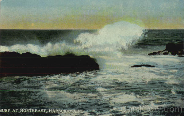 Surf At Northeast Harbor Maine