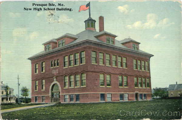 New High School Building Presque Isle Maine