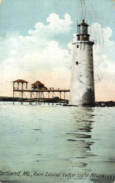 Ram Island Ledge Light House Portland Maine
