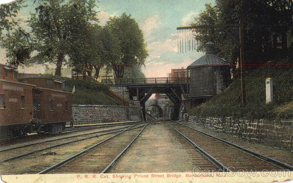 P. R. R. Cut Bordentown New Jersey