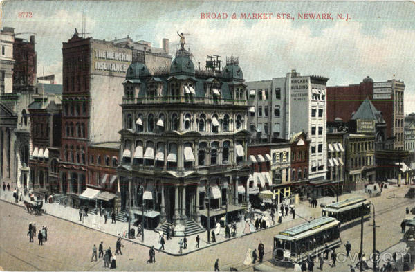 Broad & Market Streets Newark New Jersey