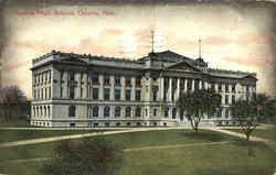 Omaha High School Postcard