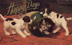 Happy Days Postcard