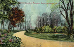 Flower Garden, Prospect Park Brooklyn, NY Postcard Postcard