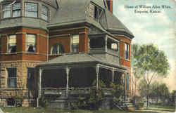 Home Of William Allen White Emporia, KS Postcard Postcard