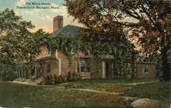 Old Witch House, Pigeon Cave Rockport, MA Postcard 
