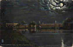 The Mills At Night Postcard