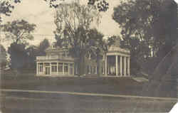 Amherst College Psi Upsillon House Massachusetts Postcard Postcard