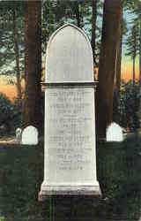 Alcott Grave Postcard