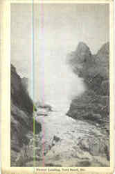 Pirates landing York Beach, ME Postcard Postcard