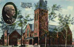 Williston Church Postcard