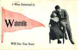 I Was Detained In Postcard