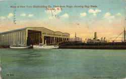 View Of New York Shipbuilding Company Postcard