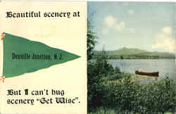 Beautiful Scenery At Denville Junction Postcard
